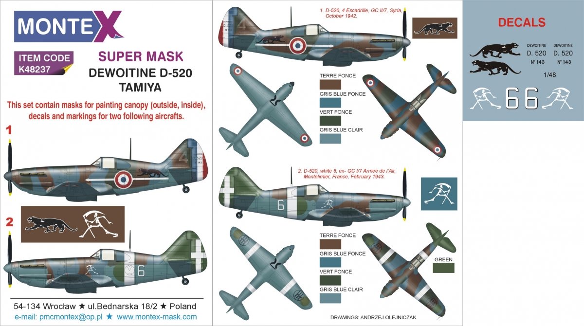 Montex K48237 D-520 1/48