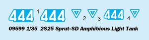 Trumpeter 09599 2S25 Sprut-SD Amphibious Light Tank 1/35 – zdjęcie 5