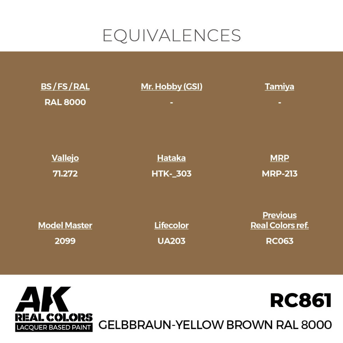 AK Interactive RC861 Jaune-brun RAL 8000 17 ml – image 3
