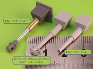 Master GM-72-040 Sturmhaubitze 42 - 10,5 cm StuH 42 L/28 - lufa działa wraz z żywicznym hamulcem wylotowym i osłoną jarzma 1/72 – zdjęcie 4