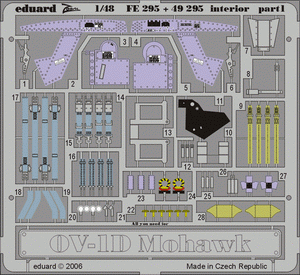 Eduard 49295 OV-1D interior 1/48 RODEN – zdjęcie 3