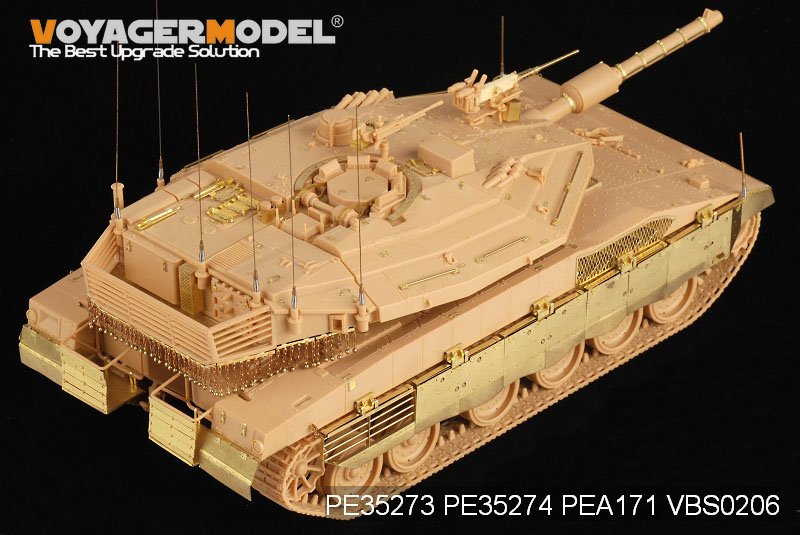 Voyager Model PE35274 Modern Merkava Mk.IV MBT Side Skirts (For ACADEMY 13213) 1/35 – zdjęcie 4