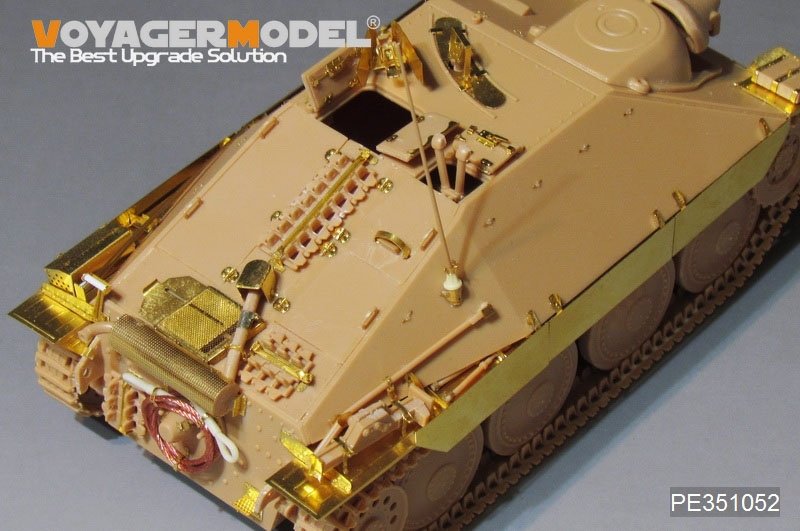 Maquette Voyager PE351052A Chasseur de chars allemand Sd.Kfz.138/2 Hetzer (version initiale) pour ACADMY 13278, échelle 1/35 – image 12