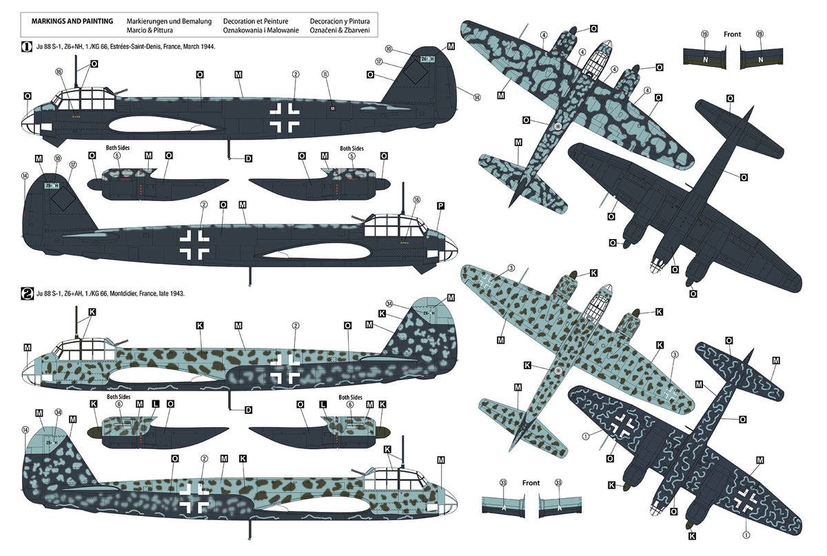 Hobby 2000 72088 Junkers Ju 88 S-1 1/72 – obrázek 2