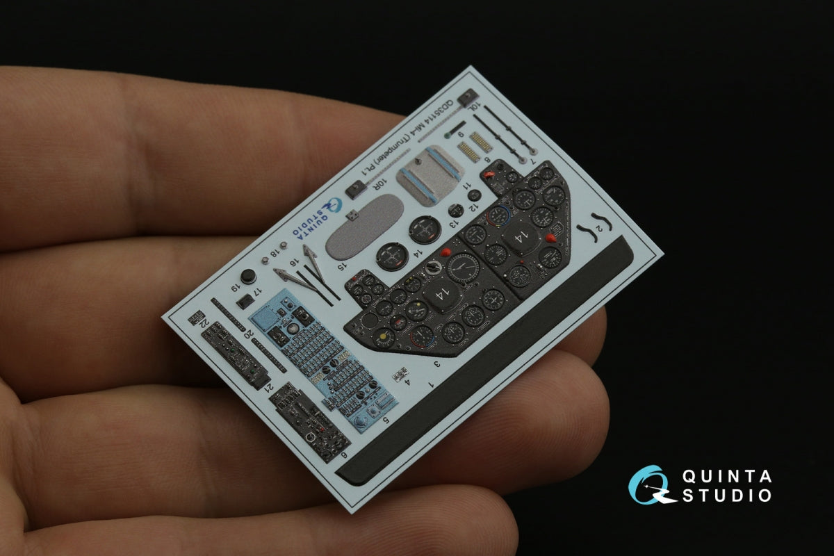 Quinta Studio QD35114 Mi-4 3D-Printed &amp;amp; coloured Interior on decal paper (Trumpeter) 1/35 – zdjęcie 8