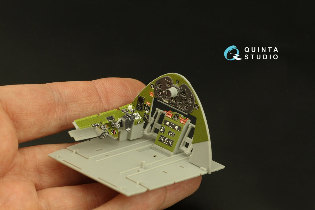 Quinta Studio QD32189 F6F-3E/N Hellcat 3D-Printed colored Interior on decal paper (Trumpeter) 1/32 – image 10