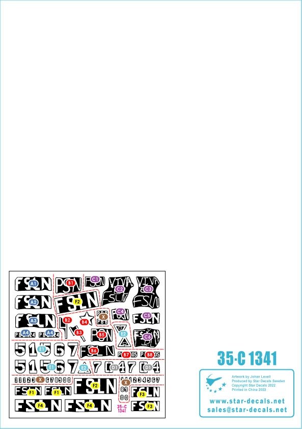 Star Decals 35-C1341 Nicaragua 2. Sandinista guerilla and post 1979 revolution army 1/35 – zdjęcie 2