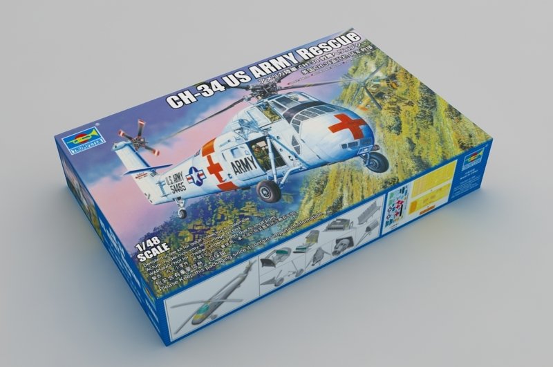 Trumpeter 02883 CH-34 US ARMY Rescue 1/48 – image 2