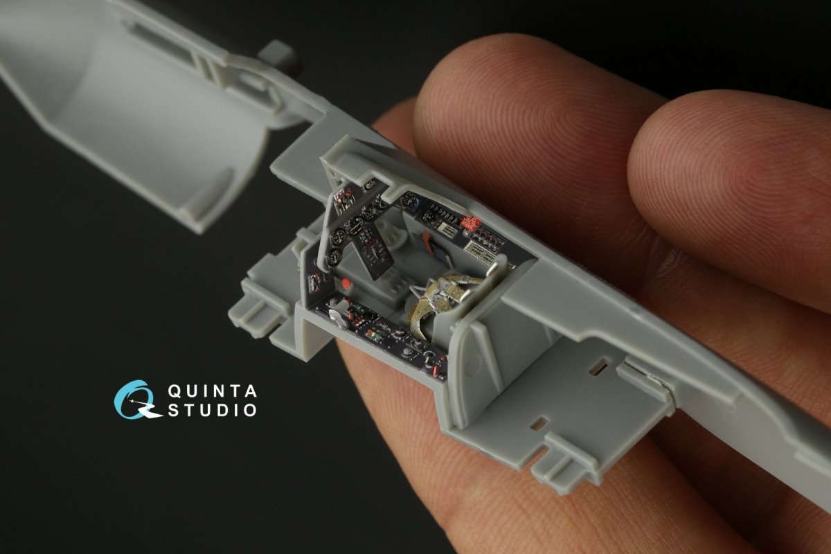 Quinta Studio QD48296 FW 190D-9 3D-Printed &amp;amp; coloured Interior on decal paper (HobbyBoss) 1/48 – zdjęcie 8
