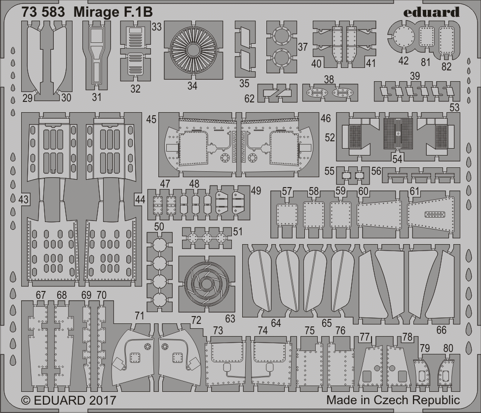 Eduard 73583 Mirage F.1B SPECIAL HOBBY 1/72 – zdjęcie 2