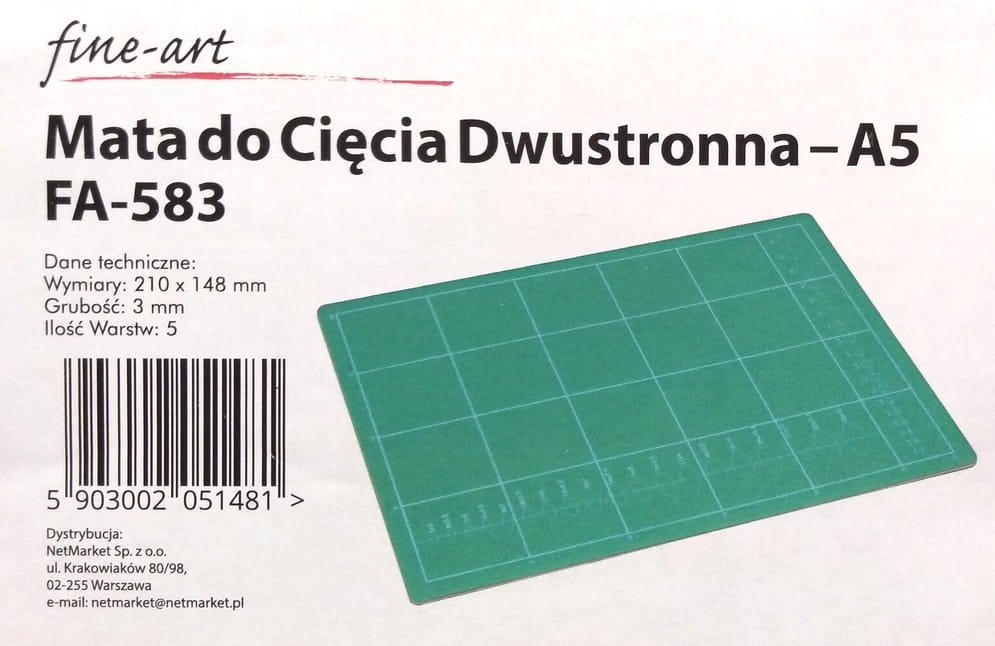 Fine Art FA-583 Mata do cięcia A5