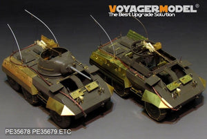 Voyager Model PEA335 WWII US M8/M20 armored car side skirts/stowage bins (For TAMIYA 35228 35234) 1/35 – zdjęcie 4