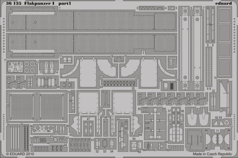 Eduard 36135 Flakpanzer I 1/35 Dragon – image 2
