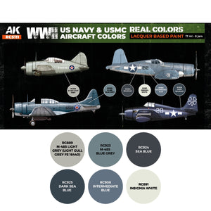 AK Interactive RCS111 WWII US Navy &amp;amp; USMC Aircraft Colors 6x17ml – image 2