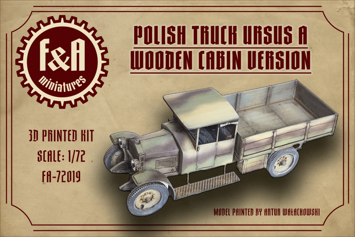 F&A Miniatures FA-72019 Ursus A Wooden Cabin 1/72