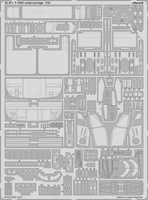 Eduard BIG33137 F-100C PART II TRUMPETER 1/32 – image 3