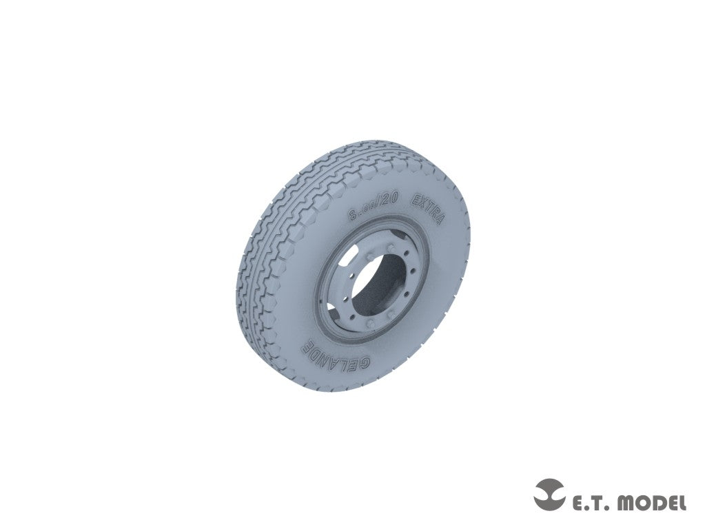 E.T. Model P35-109 WWII German Sd.Kfz.234 Spare Wheel 1/35 – zdjęcie 2