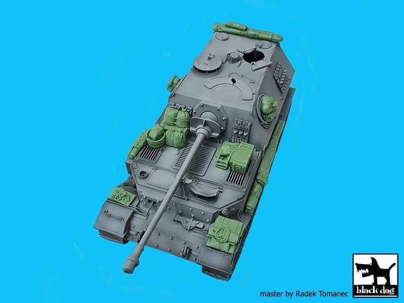Black Dog T35227 German tank Elefant Sd.Kfz 184 accessories set 1/35 – immagine 2