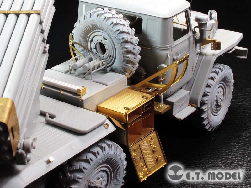 E.T. Model E35-191 Russian BM-21 Grad Multiple Rocket Launcher (For TRUMPETER 01013) 1/35 – zdjęcie 6