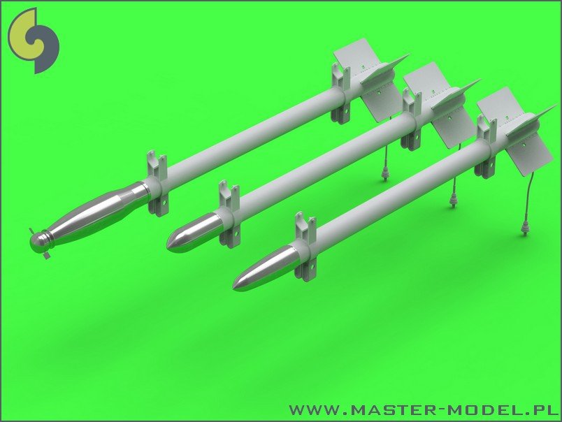 Master AM-24-013 Additional types of warheads for British RP-3 Rocket (60LB F, 25LB SAP, 25LB AP) 1/24 – image 2