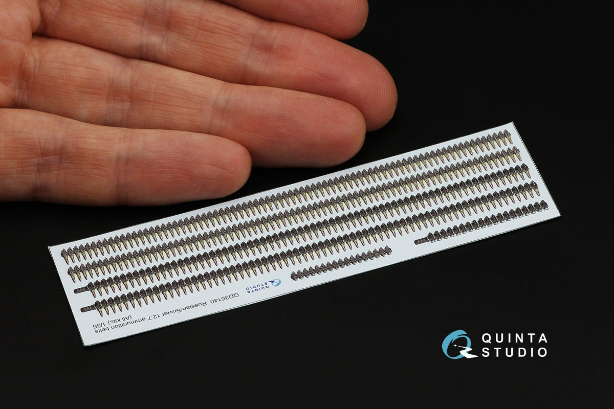 Quinta Studio QD35140 Soviet-Russian 12.7 ammunition belts (All kits) 1/35 – image 3