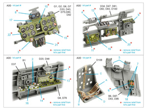 Quinta Studio QD35083 A6M2 Zero (Mitsubishi Prod.) 3D-Printed &amp;amp; colored Interior on decal paper (Border Model) 1/35 – image 10