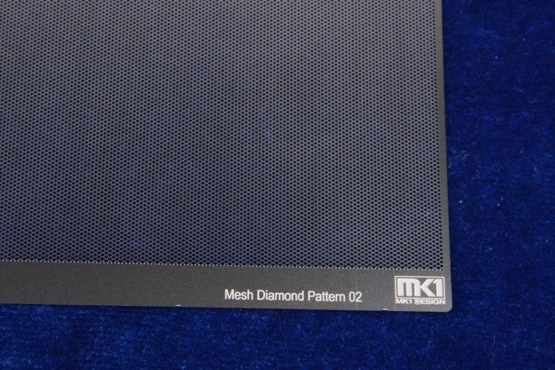 KA Models KA-00004 DIAMOND PATTERN MESH B 0.4mm X 0.7mm – image 3