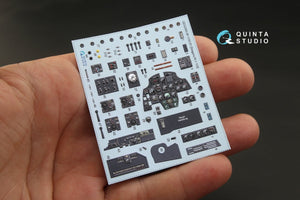 Quinta Studio QD32063 Bf 110C/D 3D-Printed &amp;amp; coloured Interior on decal paper (for Dragon kit) 1/32 – zdjęcie 3