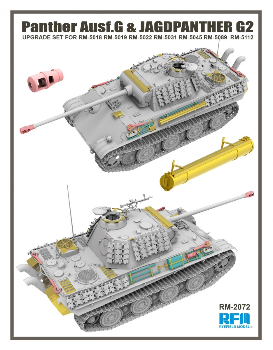 Rye Field Model 2072 Panther Ausf.G UPGRADE SET 1/35 – zdjęcie 2