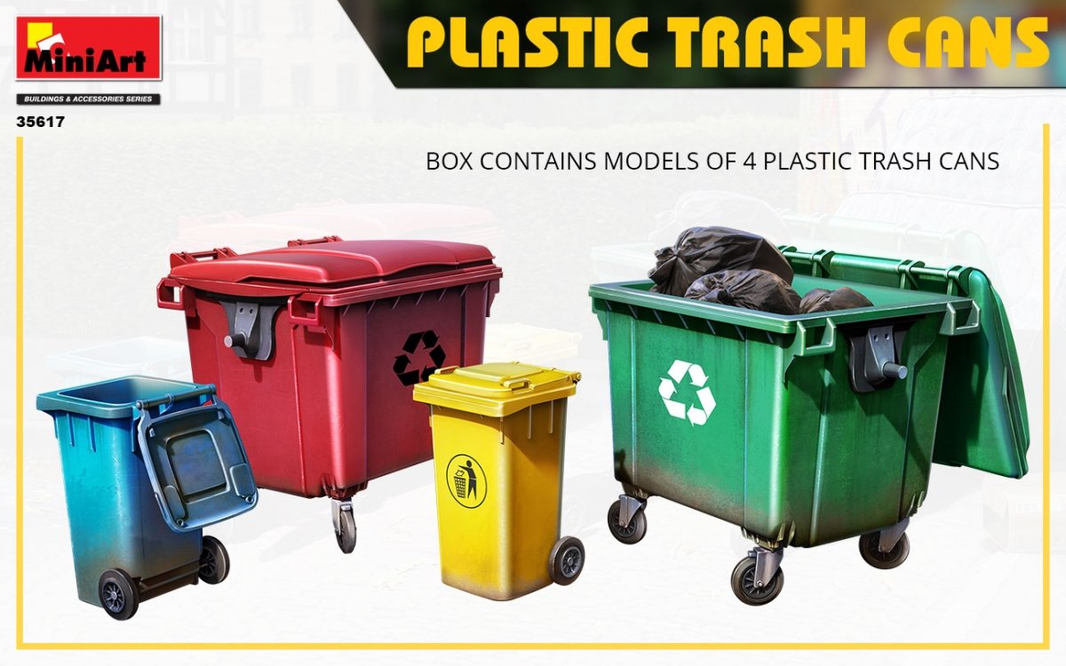 Miniart 35617 PLASTIC TRASH CANS 1/35 – image 2