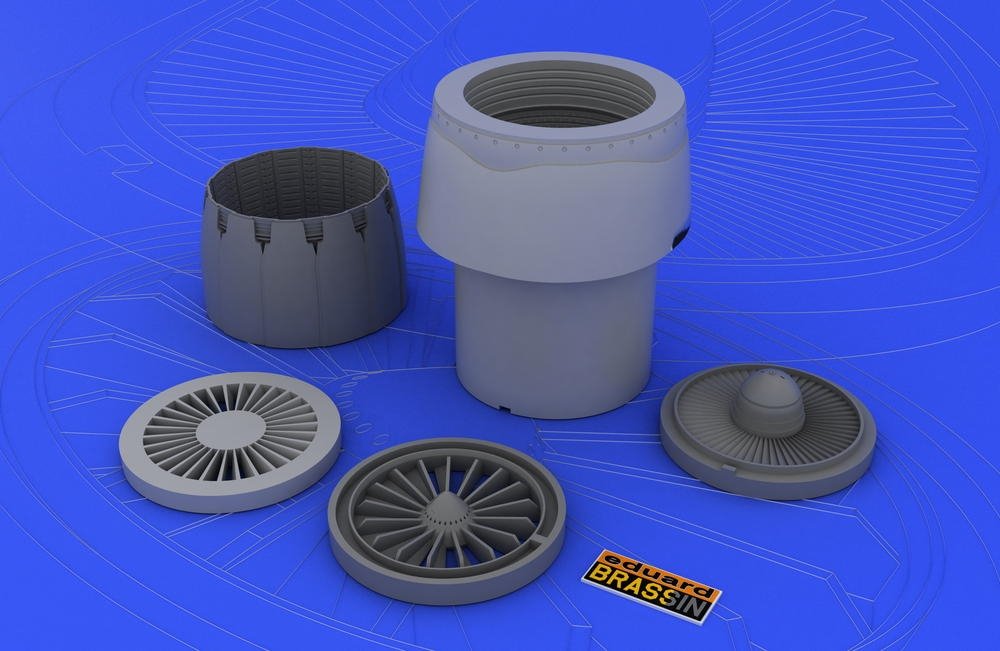 Eduard 648020 F-16CJ Block 50 engine 1/48 (Tamiya) – zdjęcie 2