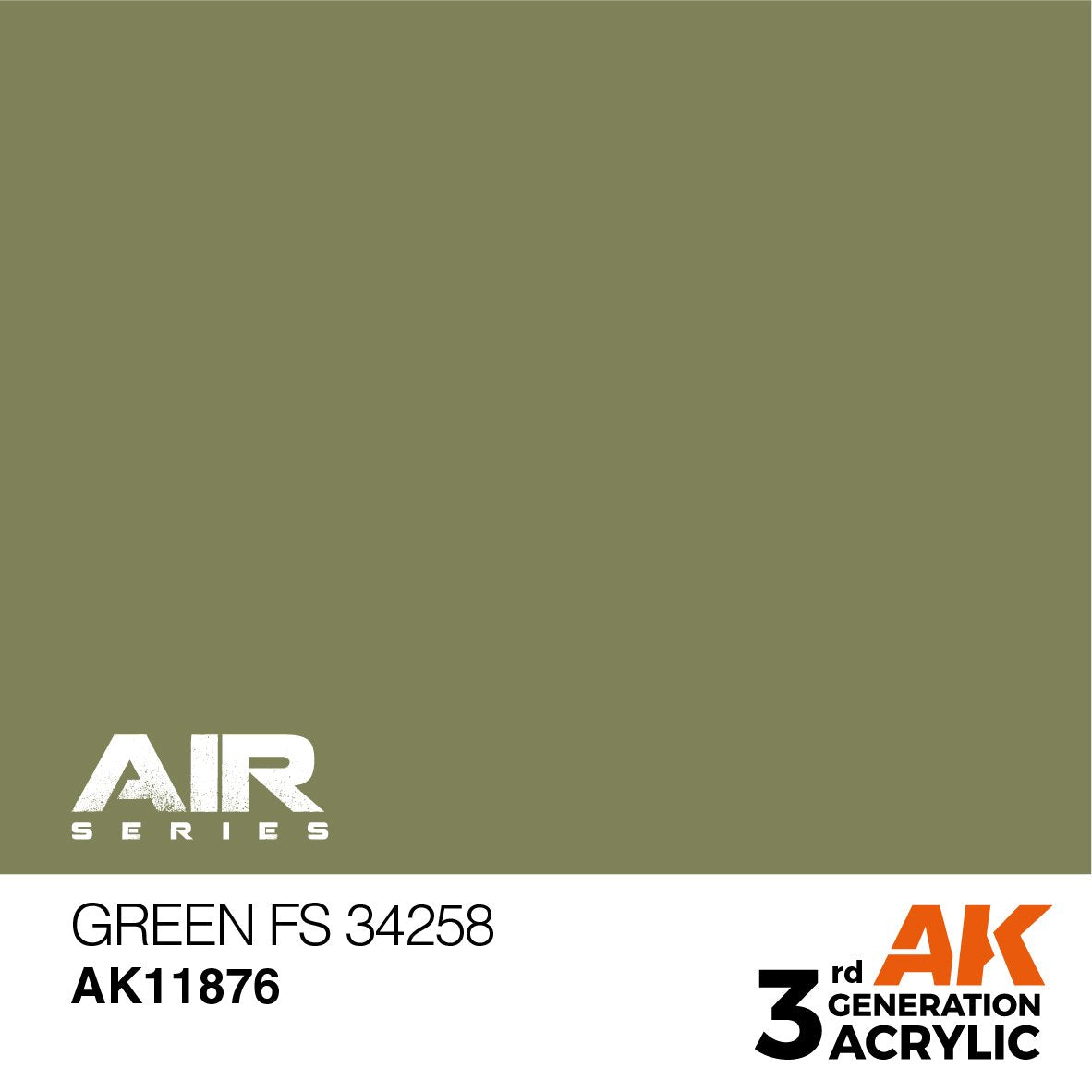 AK Interactive AK11876 GREEN FS 34258 – AIR 17 ml