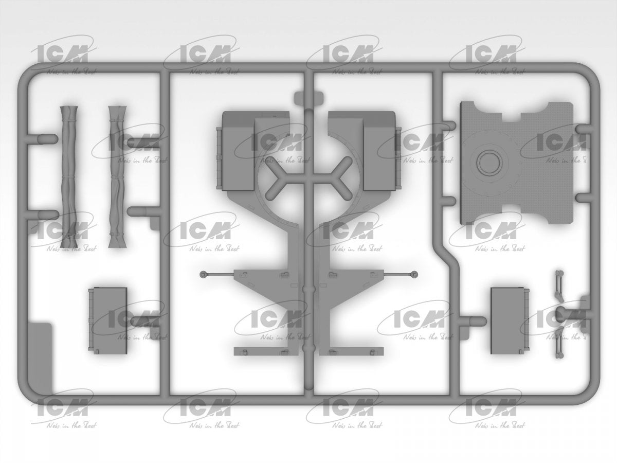 ICM 35584 le.gl.Einheits-Pkw Kfz.4 WWII German Light Anti-Aircraft Vehicle 1/35 – image 5