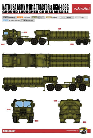 Modelcollect UA72096 NATO M1014 MAN Tractor &amp;amp; BGM-109G Ground Launched Cruise Missile 1/72 – imagen 4