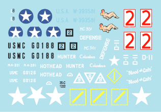 Star Decals 35-C1222 M3, M3A1, M3A1 Satan and M5A1 Stuart. US Marine Corps 1/35 – image 2