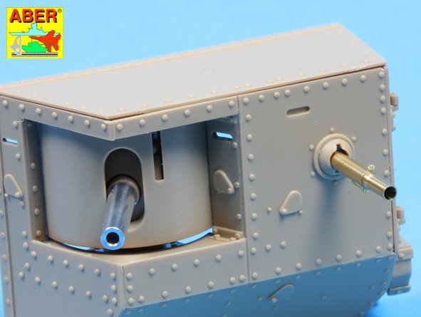Aber 35L-155 Barrels for British WWI Tank Mark IV – Male 1/35 – image 4