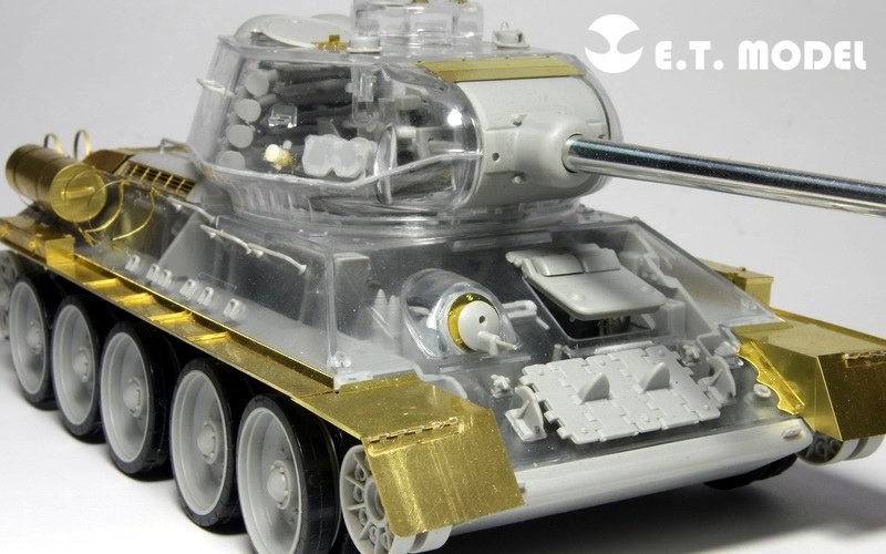 E.T. Model E35-021 WWII Soviet T-34/85 Fender (For AFV CLUB 35S56) 1/35 – Bild 2