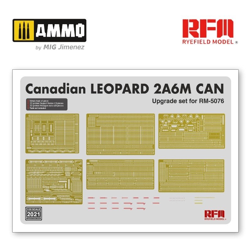 Rye Field Model 2021 Upgrade set for 5076 Canadian Leopard 2A6M CAN 1/35 – image 3