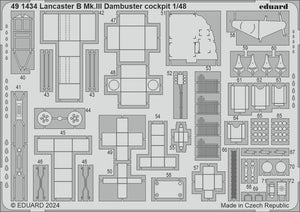 Eduard 491434 Lancaster B Mk. III Dambuster cockpit HONG KONG MODELS 1/48 – Bild 2