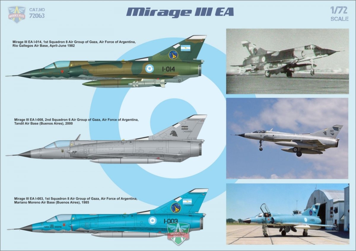 Modelsvit 72063 Mirage III EA/EBR 1/72 – zdjęcie 2