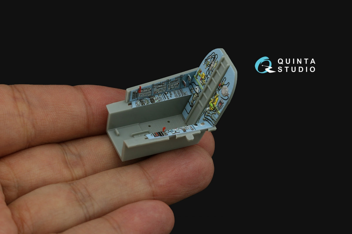 Quinta Studio QDS-48480 Su-17M4/Su-22M4 3D-Printed &amp;amp; coloured Interior on decal paper (Hobby Boss) (Small version) 1/48 – zdjęcie 5