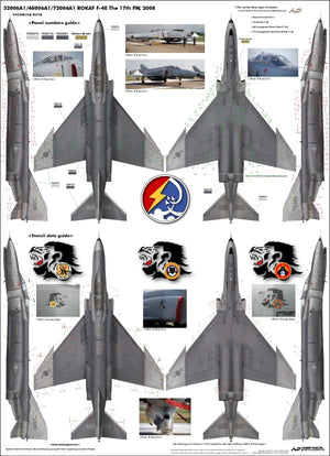 HobbyDecal AL48006V1 ROKAF F-4E The 17th FW, 2008 1/48 – image 2