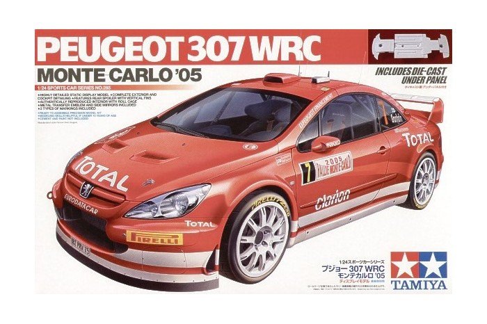 Tamiya 24285 Peugeot 307 WRC Monte-Carlo '05 1/24