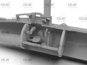 ICM S019 U-Boat Type ‘Molch’ WWII German Midget Submarine 1/72 – zdjęcie 3