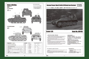 Hobby Boss 80145 German Panzer 1Ausf A Sd.Kfz.101(Early/Late Version) 1/35 – zdjęcie 3