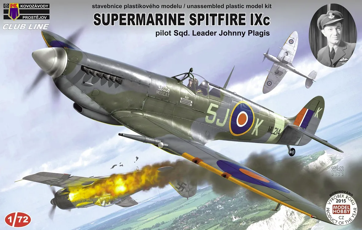 Kovozavody Prostejov CLK0006 Spitfire IXc Johnny Plagis 1/72