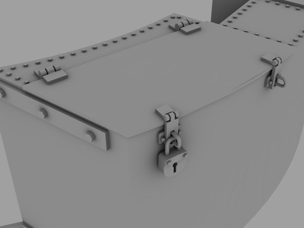 Panzer Art RE35-064 Stowage bin for Tiger I tank (Kursk Battle) 1/35 – image 2