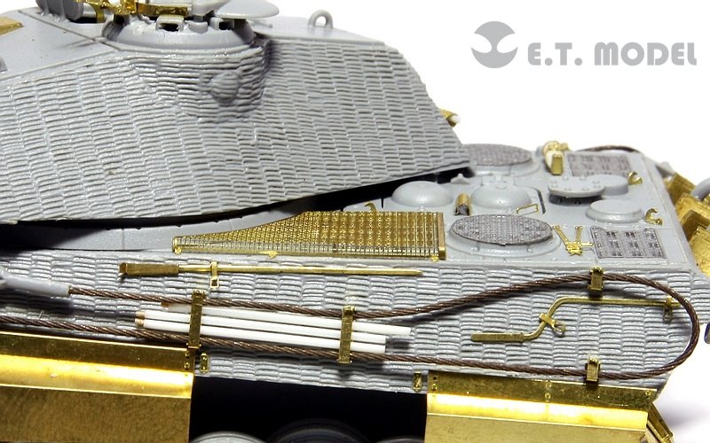 E.T. Model E72-020 WWII German KING TIGER (Porsche Turret) For DRAGON 7254 1/72 – zdjęcie 8