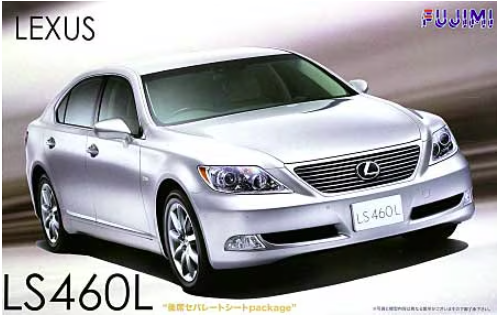 Fujimi 038018 Lexus LS460L "Separate Back Seat Package" 1/24