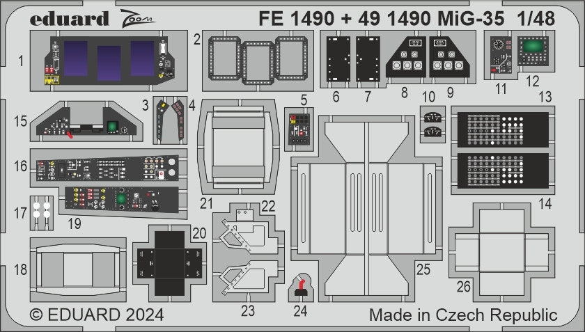Eduard 491490 MiG-35 HOBBY BOSS 1/48